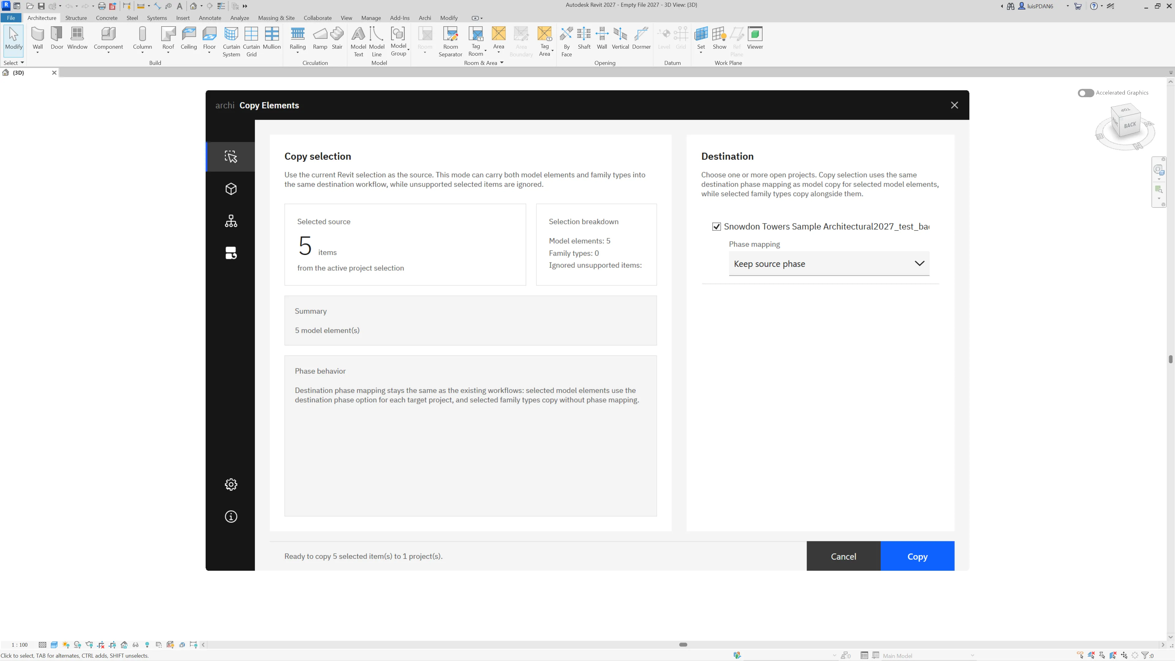 Revit Array Copy Copy Elements for Revit - Copy Model Elements & Families Between ...