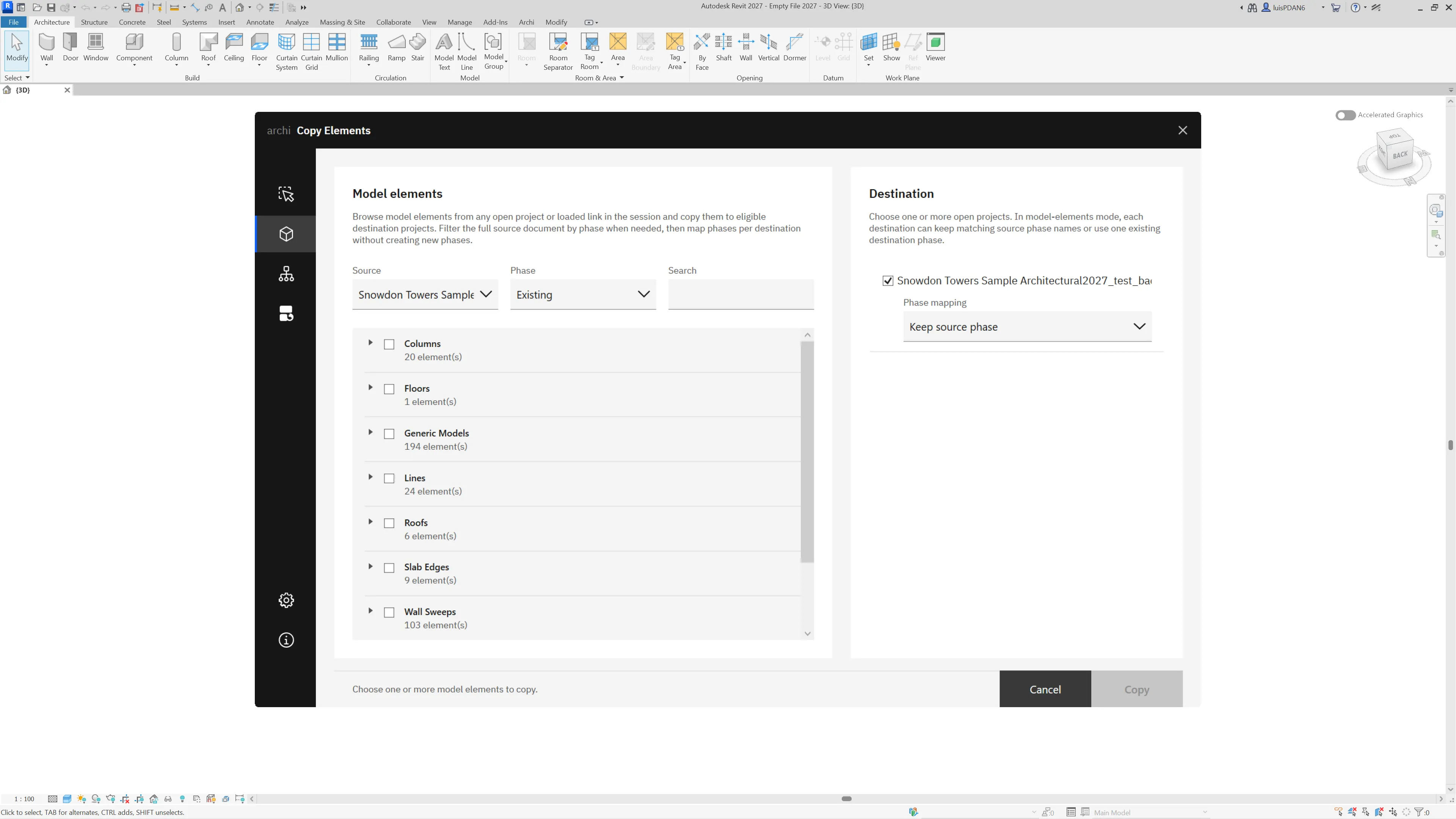 Revit Array Copy Copy Elements for Revit - Copy Model Elements & Families Between ...